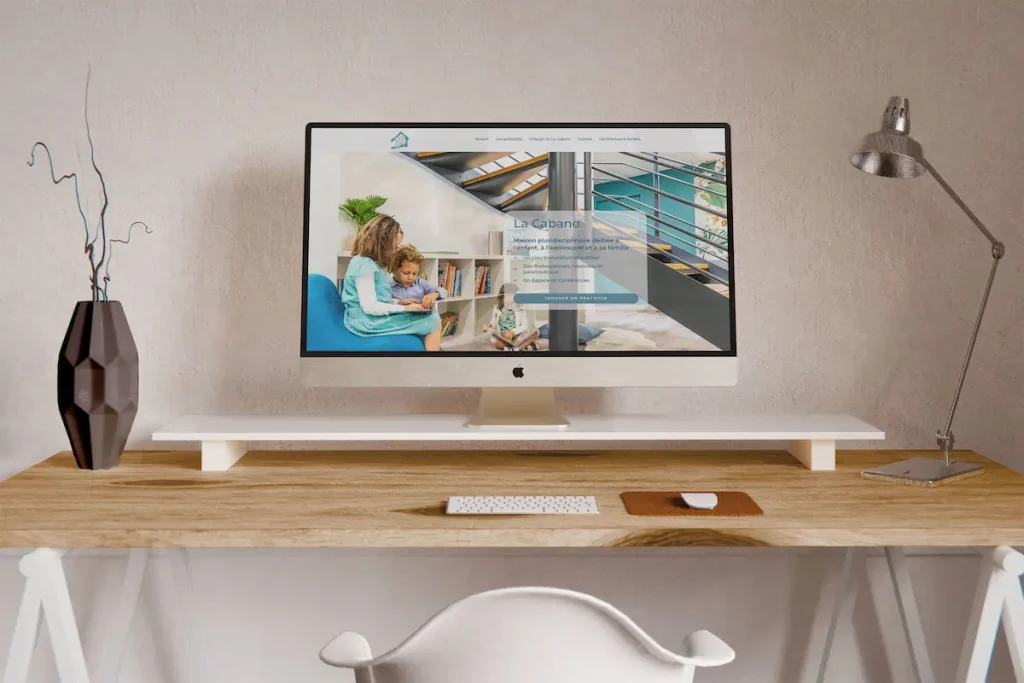 visuel site la cabane, rennes, creation malibellule, sites internet rennes