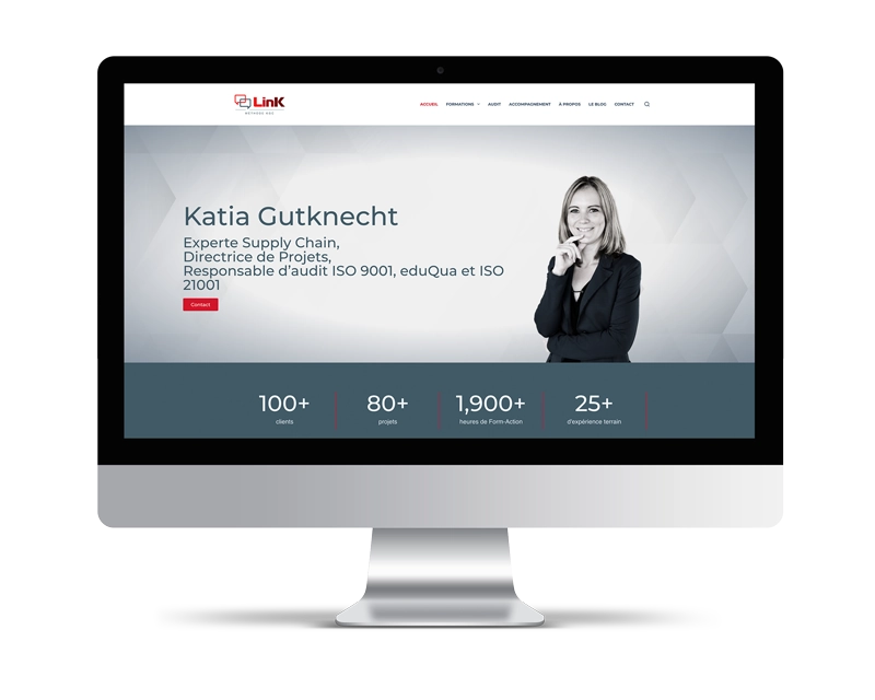 Site internet après refonte - design moderne et responsive
