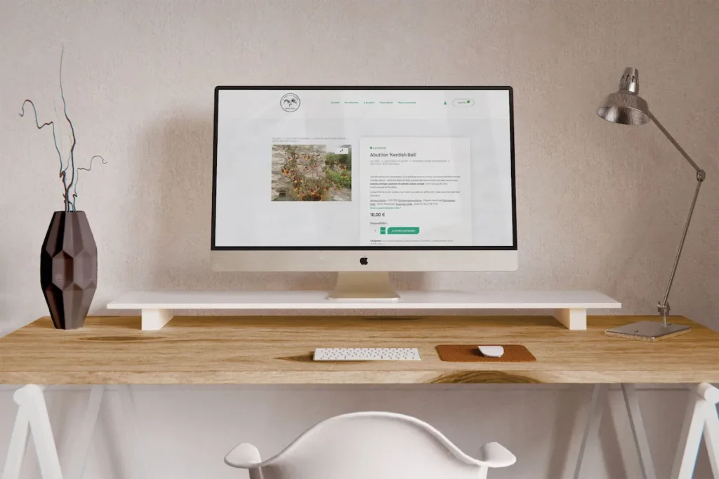 Fiche produit WooCommerce Pépinière Ezavin – plante rare avec conseils de culture intégrés. site ecommerce pepiniere