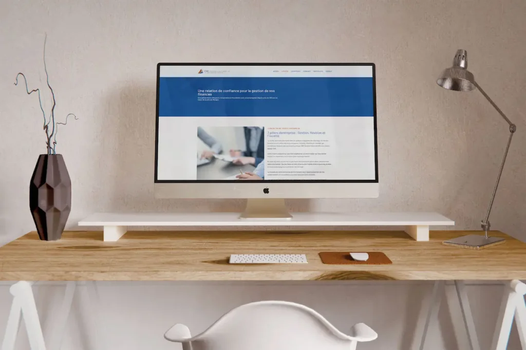 visuel de la Refonte site web fiduciaire à Morges sous WordPress, création d’un site internet responsive pour GRF Société Fiduciaire SA