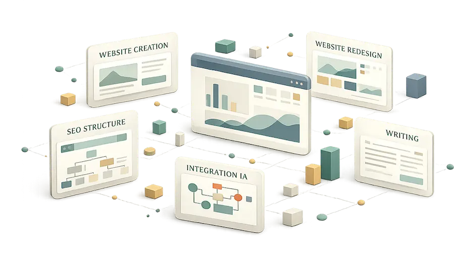 illustration prestation malibellule creation site web
