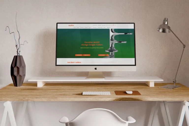 Capture page d'accueil sentou design – création site e-commerce multilangue WordPress