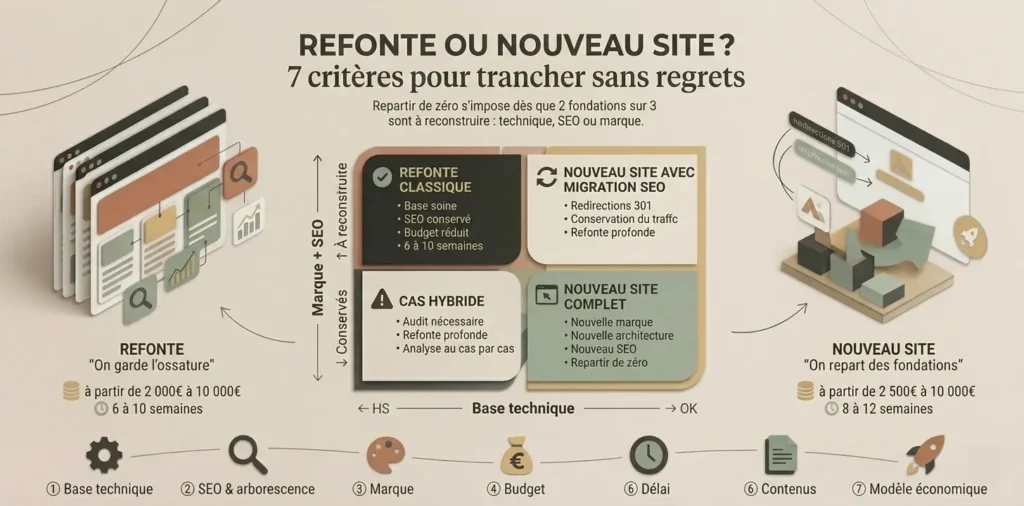 refondre ou nouveau site ? illustration