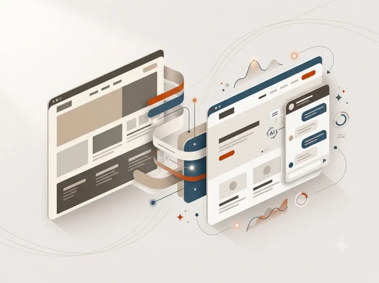illustration pour montrer l'interet d'une refonde site avec chatbot intégré