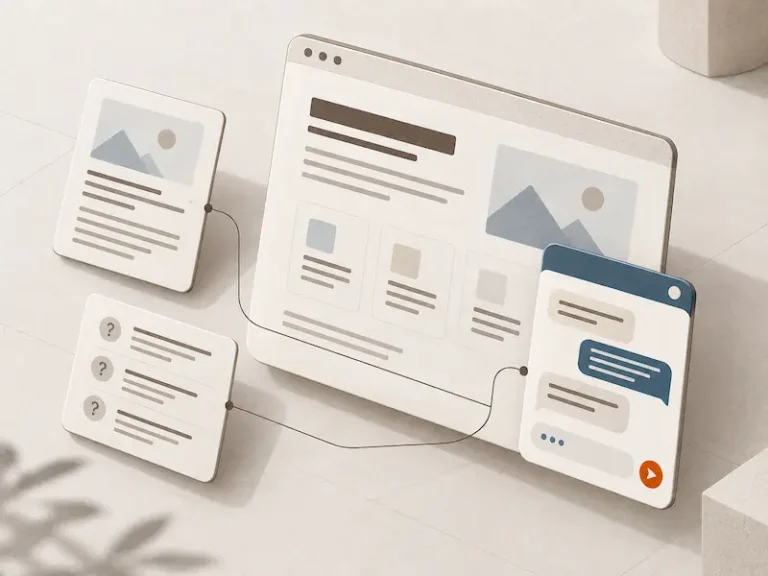 illustration sur installer un chatbot wordpress