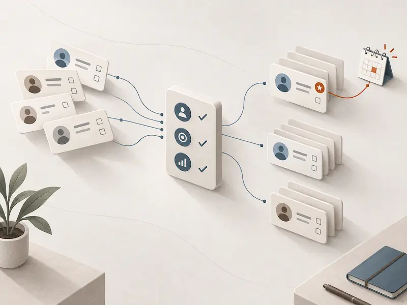 illustration de lead scroring d'un site web
